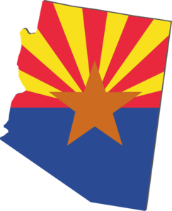 Arizona with Flag