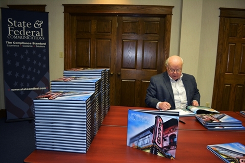"Greater Akron: Inventive. Industrious. Inspired." author, Dave Lieberth  graciously signed 100 copies of his book in our office.