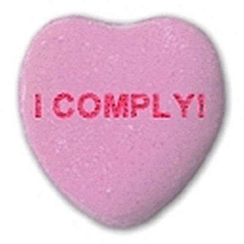 I Comply heart