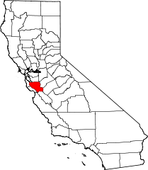 Map of Santa Clara County