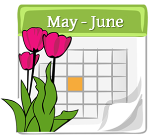 May June Calendar