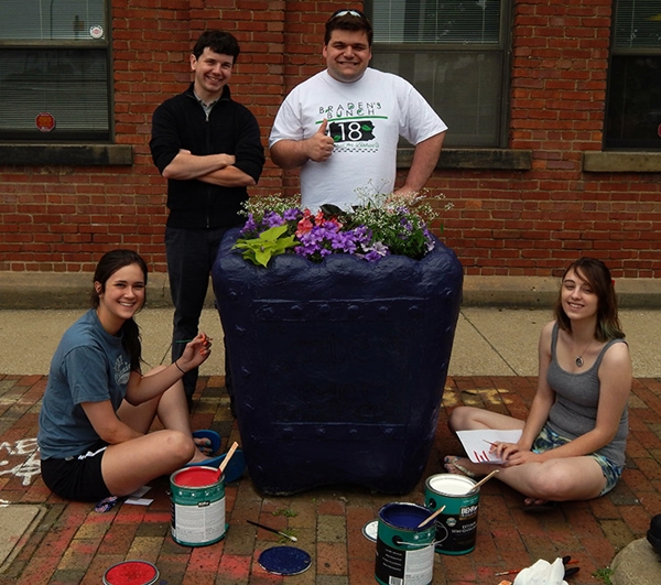 State and Federal Communications, Inc. interns are very busy this summer. One task has been to beautify the planter outside of our office placed there by Downtown Akron Partnership. Look for the final product in a future issue of Compliance Now. 