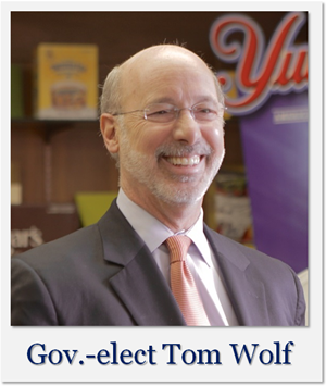 Gov-elect Tom Wolf