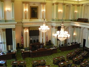 California State Assembly chamber