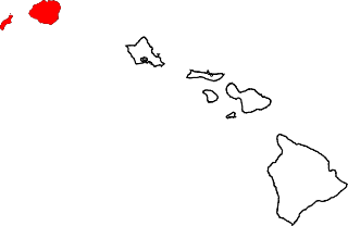 Map of Kauai County, Hawaii