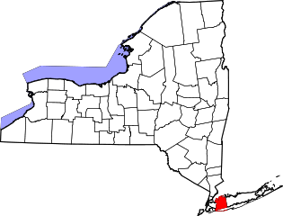 Map of Nassau County