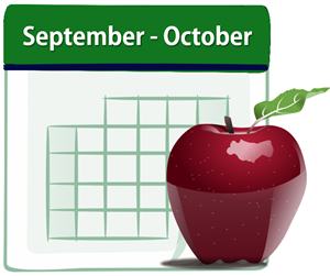 September calendar 1