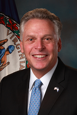Governor Elect Terry McAuliffe