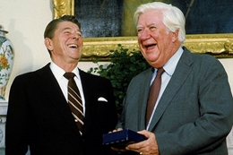 Ronald Reagan and Tip O'Neill