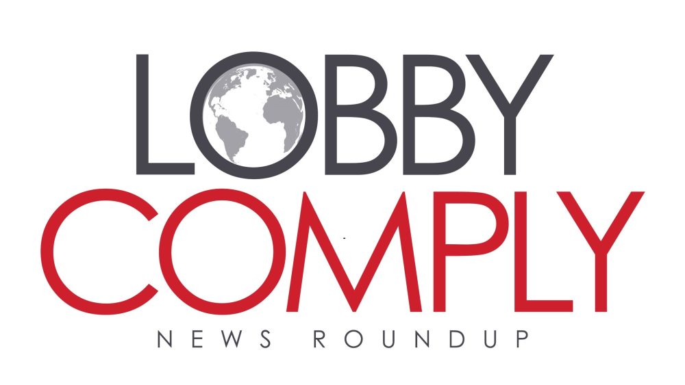 Wednesday’s LobbyComply News Roundup