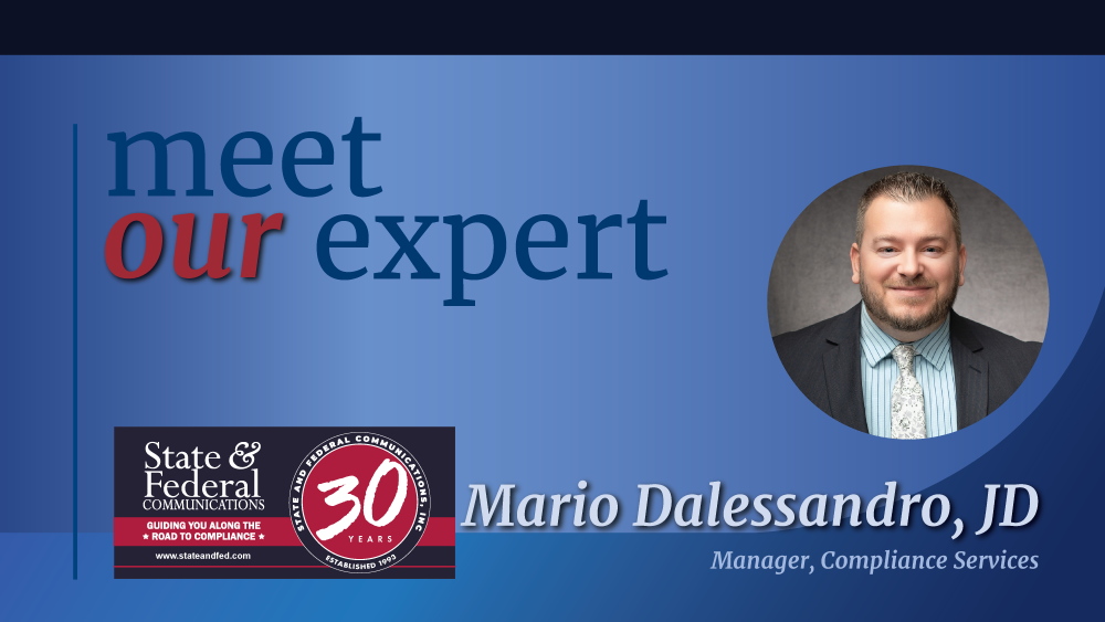 Meet Our Expert – Mario Dalessandro, JD