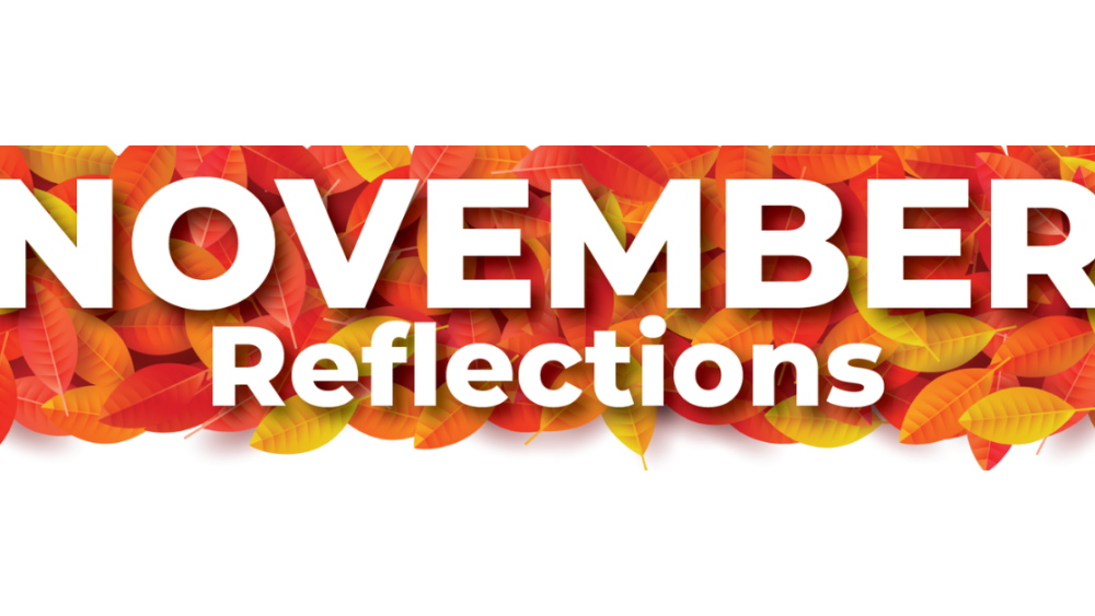 It’s Time for November Reflections!